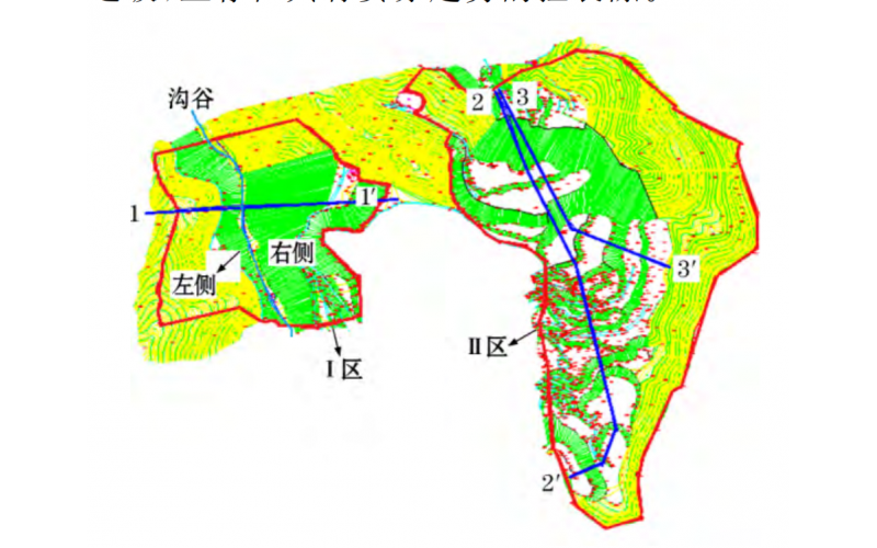 局部高陡边坡对排土场整体稳定性的响应规律